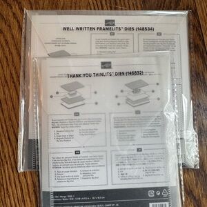 Stampin' Up! Well Written and Thank You Dies